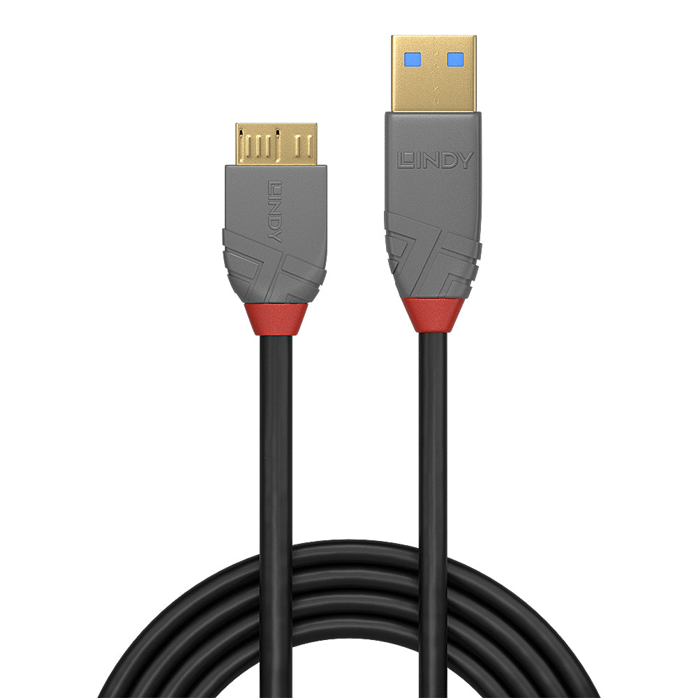 Lindy USB-Kabel, USB-A zu Micro-USB, 0,5 m, USB 3