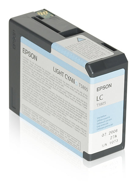 Epson Tintenpatrone T580 (T580500), cyan, 80 ml – für Stylus Pro 3800