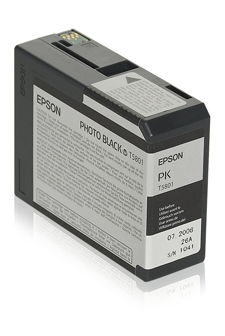 Epson Tintenpatrone T580100, Schwarz, 80 ml – für Stylus Pro 3800