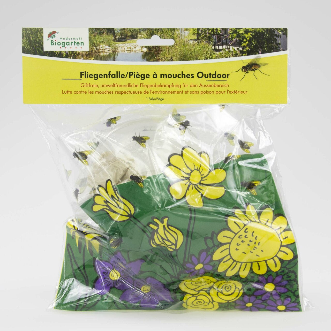 Andermatt Biogarten Insektenfalle – mehrfarbig – Fliegenpapier – für Fluginsekten