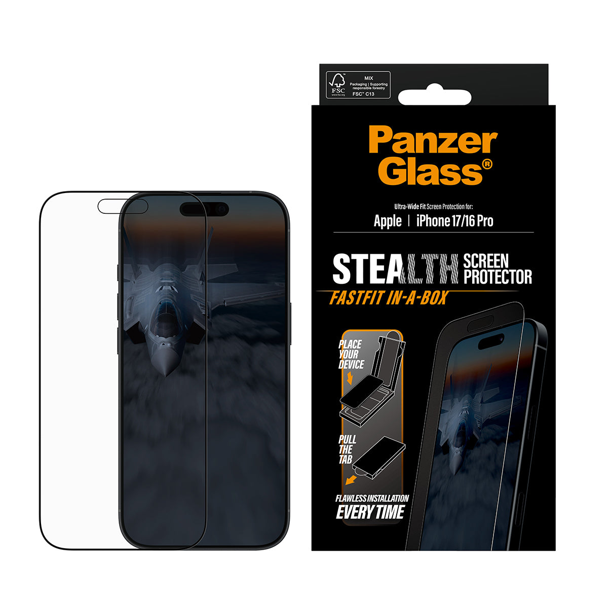 PanzerGlass Backcover Stealth – für Apple iPhone 17
