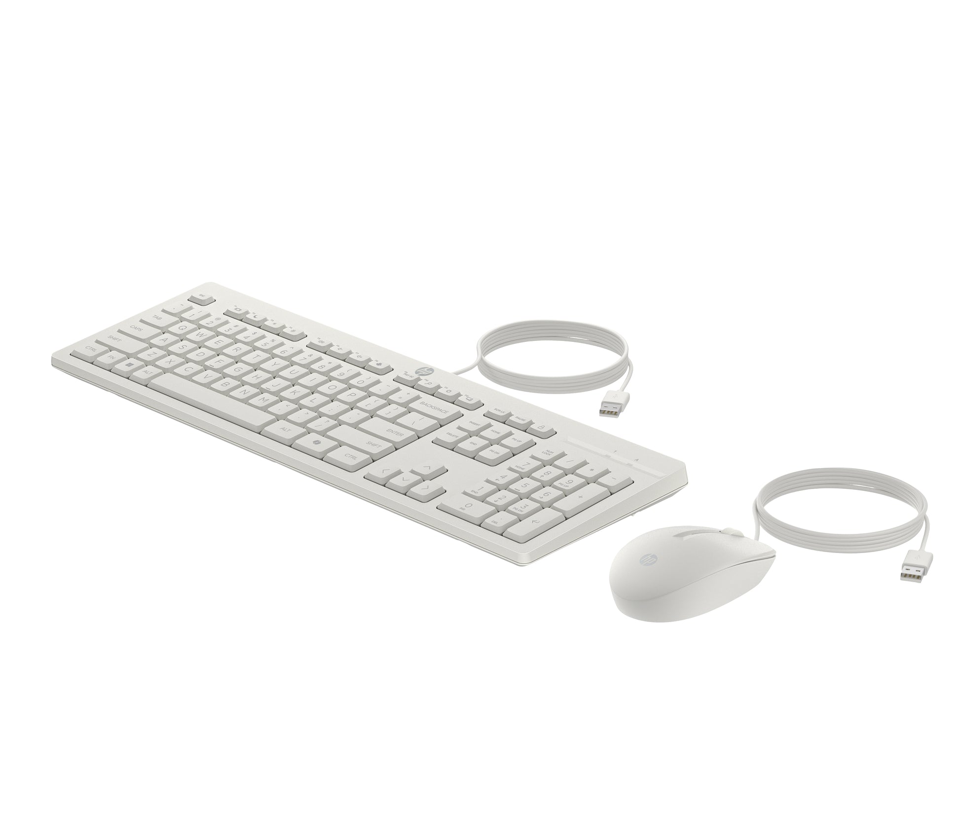 HP 225 G2 – Tastatur- und Maus-Set – kabelgebunden – USB – Weiss