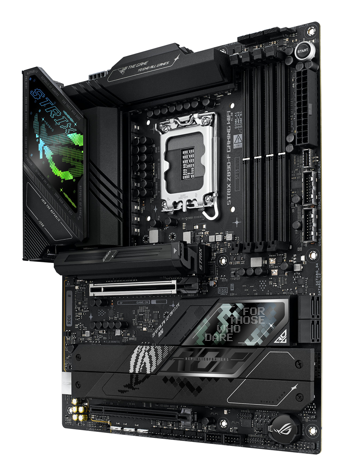 ASUS ROG STRIX Z890-F GAMING WIFI – Mainboard – LGA 1851, Intel Z890, ATX, DDR5