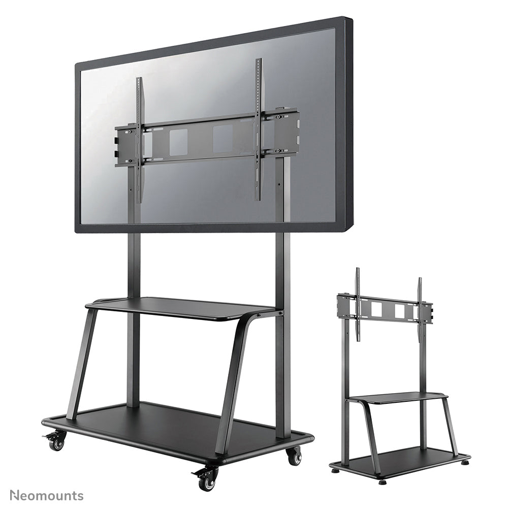 Neomounts NS-M4000BLACK – Trolley, höhenverstellbar, für 60–105", VESA 200×200–1000×600, bis 150 kg, schwarz