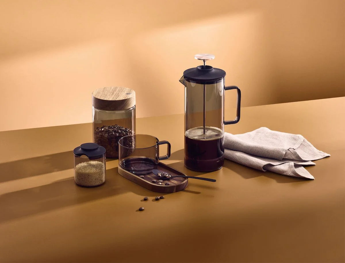 AdHoc Tasse – 300 ml, Ø 6,5 cm, Borosilikatglas, Transparent, doppelwandig, spülmaschinenfest