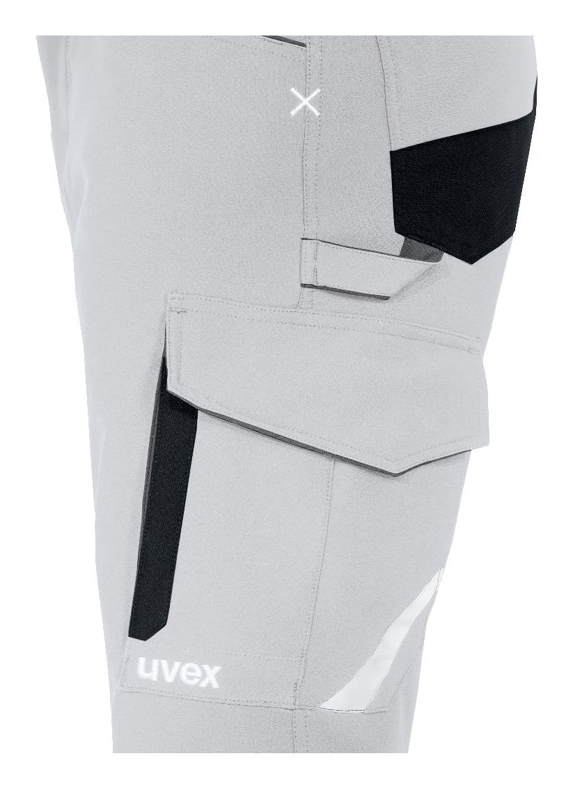 uvex Herren-Cargohose suXXeed craft – weiss, Grösse 58