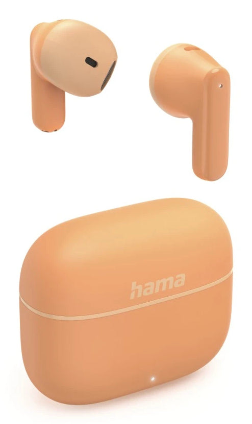 Hama Freedom Light II TWS In-Ear – mit Ladecase, Orange, BT 5.3