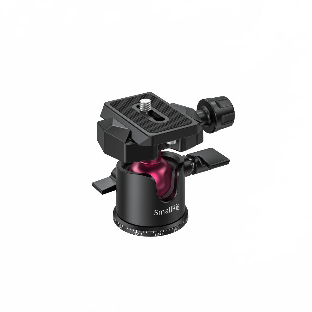 SmallRig BUT2664 Mini-Stativ – bis 23 cm, Traglast 2 kg, Kugelkopf, 3/8" – Schwarz