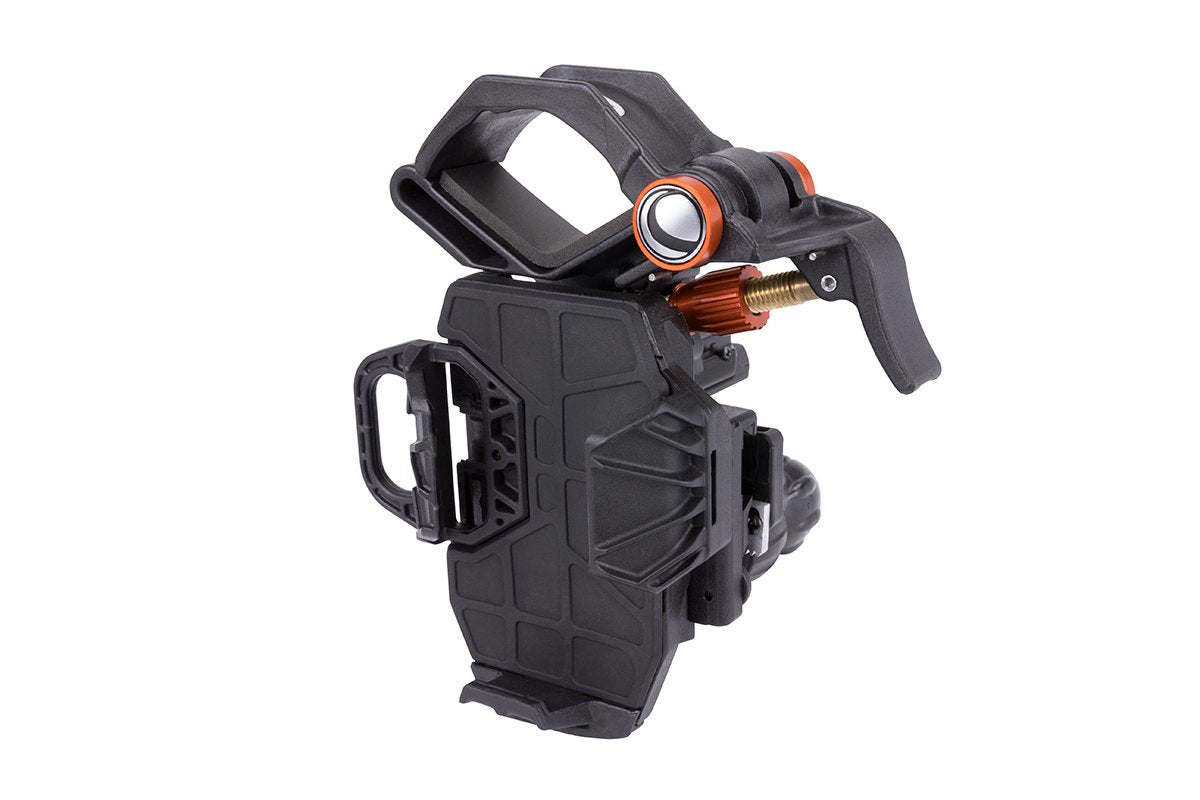 Celestron NexYZ 3-Achsen – Teleskop-Smartphone-Adapter – für Samsung, Google, Apple – Schwarz/Orange