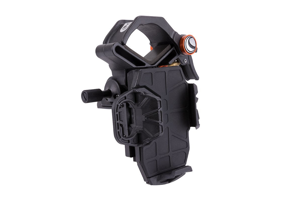 Celestron NexYZ 3-Achsen – Teleskop-Smartphone-Adapter – für Samsung, Google, Apple – Schwarz/Orange