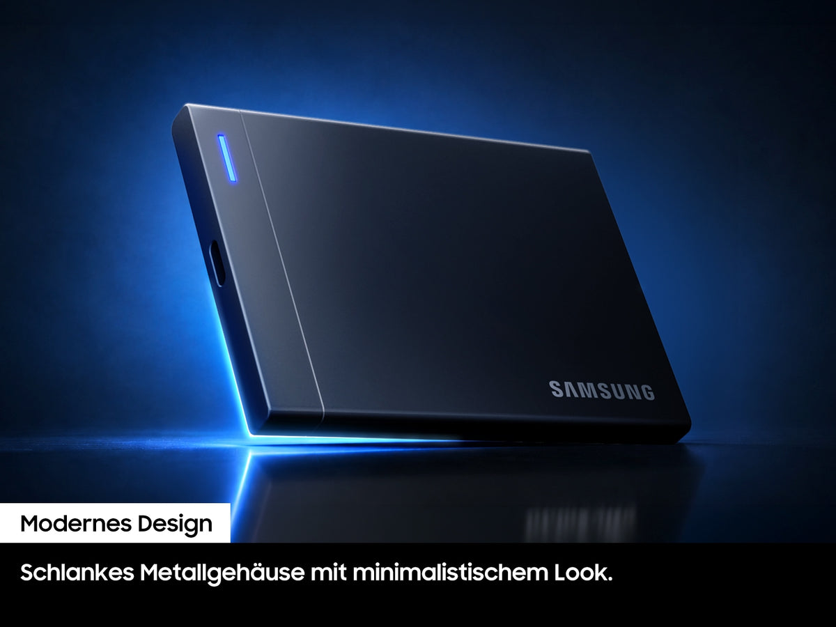 Samsung P9 – Portable SSD 1 TB, USB4 Gen 3x2, 4000/3700 MB/s
