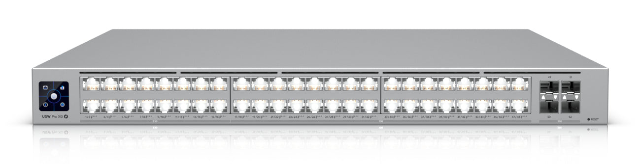 Ubiquiti Managed Switch – 32×10G, 16×2.5G, 4×SFP28, L3, PoE++ 1080 W, 1U