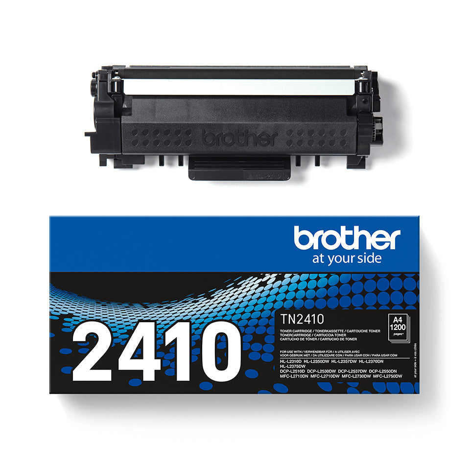 Brother TN-2410 Schwarz Toner – Original – 1'200 Seiten – für Brother HL-L2310D/HL-L2350DW/HL-L2357DW u. a.