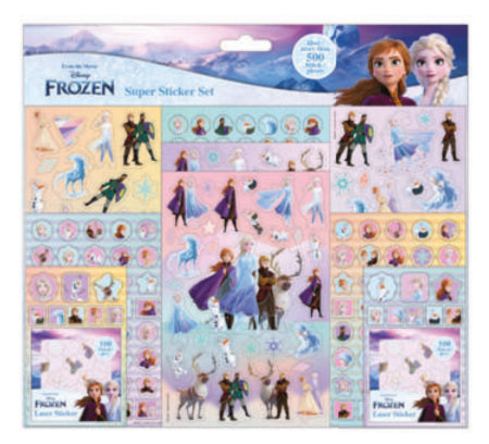 Undercover Sticker, Frozen, mehrfarbig, 500 Stk, 39 × 42 cm