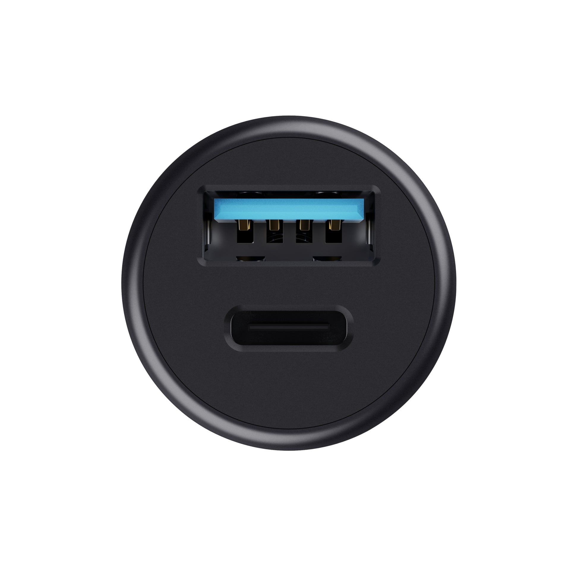 Trust Maxo Auto-Ladegerät 38 W – USB-C×1, USB-A×1 – PD, QC 3.0, PPS – für 12–24 V Fahrzeuge – Schwarz