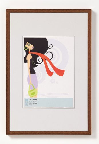Walther Design Wechselrahmen, bronze, Kunststoff, 21 × 29,7 cm, mit Aufhänger – eco:plus