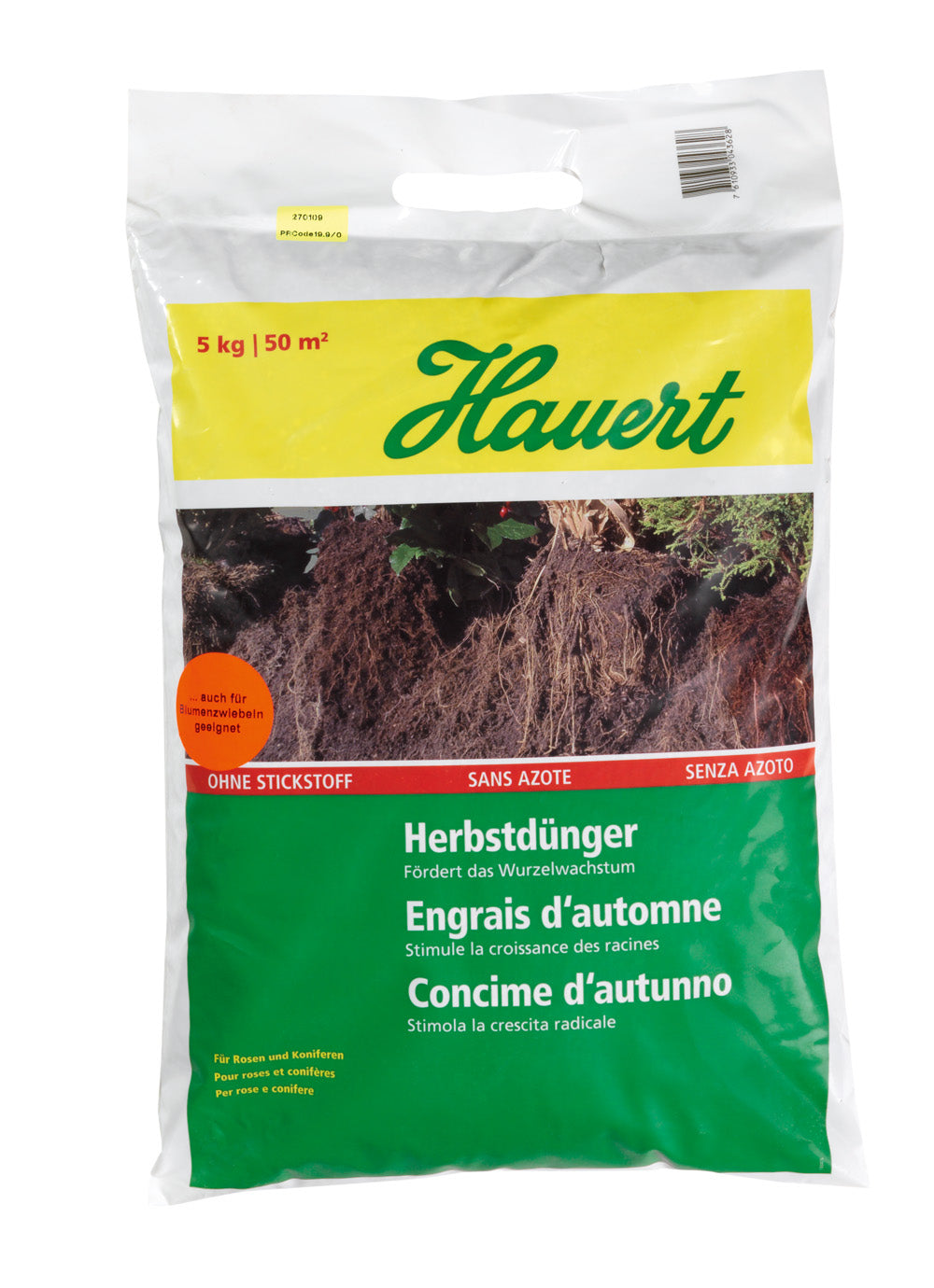Hauert Mehrnährstoffdünger Granulat, 1 kg – 1 Tasche