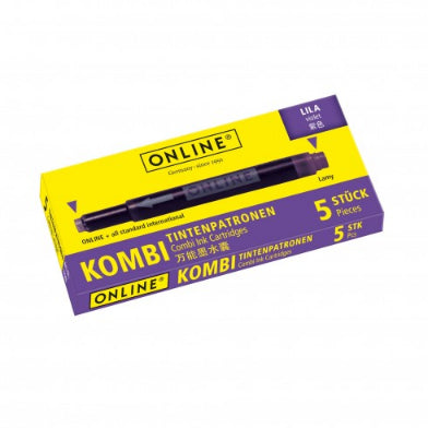 ONLINE Schreibgeräte ONLINE Kombi 17143/2 Füllhalter-Patrone – Violett