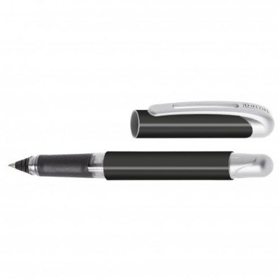 ONLINE Schreibgeräte ONLINE 12045/3D – Tintenroller, 0,7 mm, Blau, Kunststoff, Schwarz/Silber – 3 Stk.