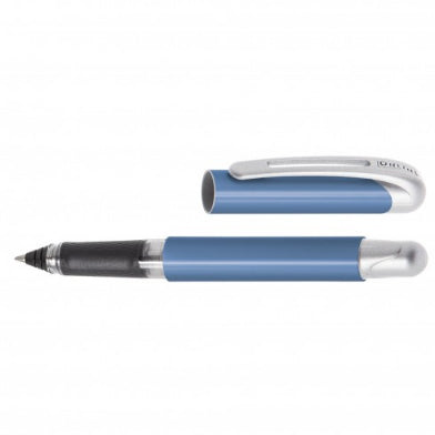 ONLINE Schreibgeräte ONLINE College II – Tintenroller, 0,7 mm, Blau, Kunststoff, Blau/Silber – 3 Stk.