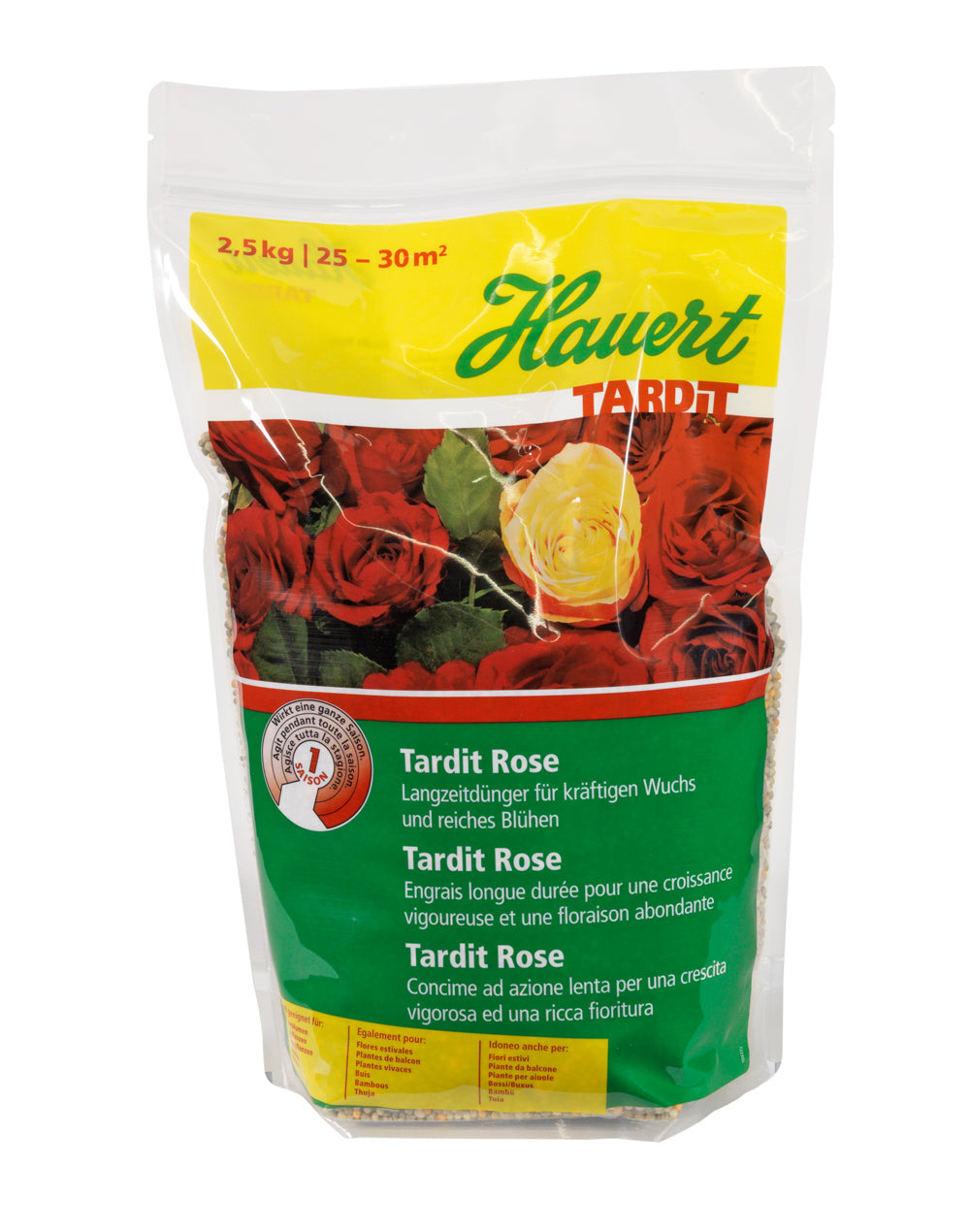 Hauert Mehrnährstoffdünger, Tardit, 2,5 kg, Granulat – für Rosen – 1 Tasche