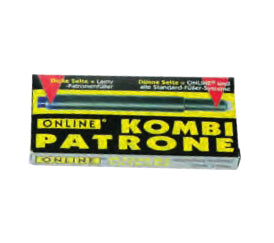 ONLINE Schreibgeräte ONLINE Kombi 17306/12 Füllhalter-Patrone – Schwarz, 12er-Pack