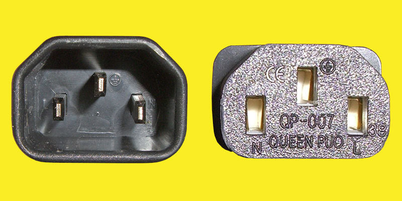 Diggelmann Gerätekabel C13-C14 – SPVB-075, 0,75 m, H05VV-F 3G 0,75 mm²