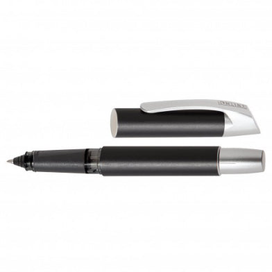 ONLINE Schreibgeräte ONLINE Campus Colour Line 61152/3D – Tintenroller, 0,7 mm, blau, Kunststoff, schwarz/silber – 3 Stk.