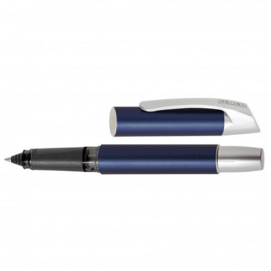 ONLINE Schreibgeräte ONLINE Campus Colour Line 61153/3D – Tintenroller, 0,7 mm, blau, Kunststoff, blau/silber – 3 Stk.