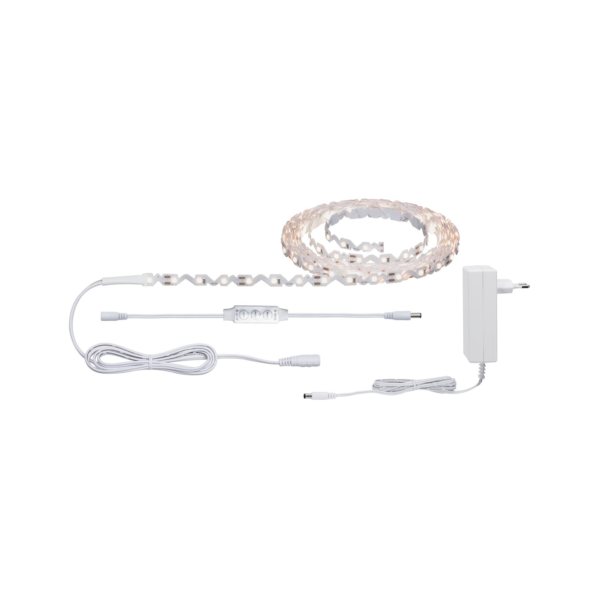 Paulmann LED-Strip FlexLED 3D – 5 m, 1600 lm, 10,5 W, 3000 K, dimmbar, weiss