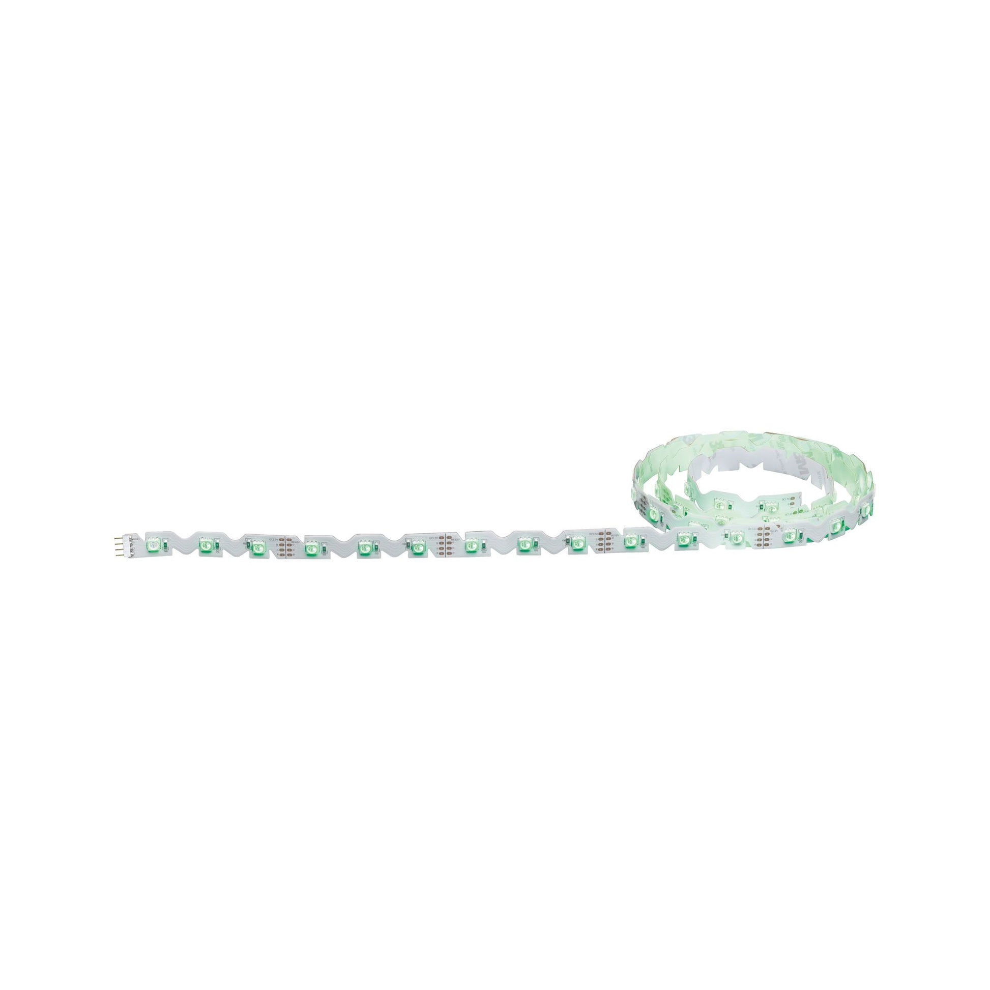 Paulmann LED-Strip – 1,5 m, RGB, 11 W, dimmbar, weiss, Fernbedienung, inkl. Netzteil