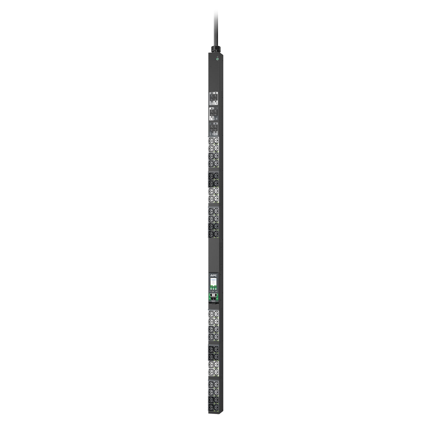 APC NetShelter PDU Advanced 22,1 kVA – Geschaltete Messung, 48 AC-Ausgänge (C13/C15/C19/C21), IEC 60309 – 0U
