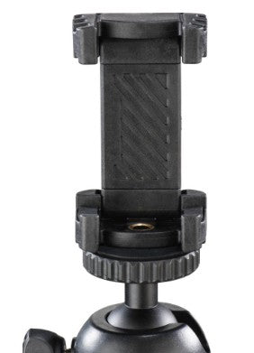 Hama FlexPro Mini-Stativ – Aluminium, 27 cm – für Smartphone 4,8–9,5 cm, GoPro, 1/4" Gewinde