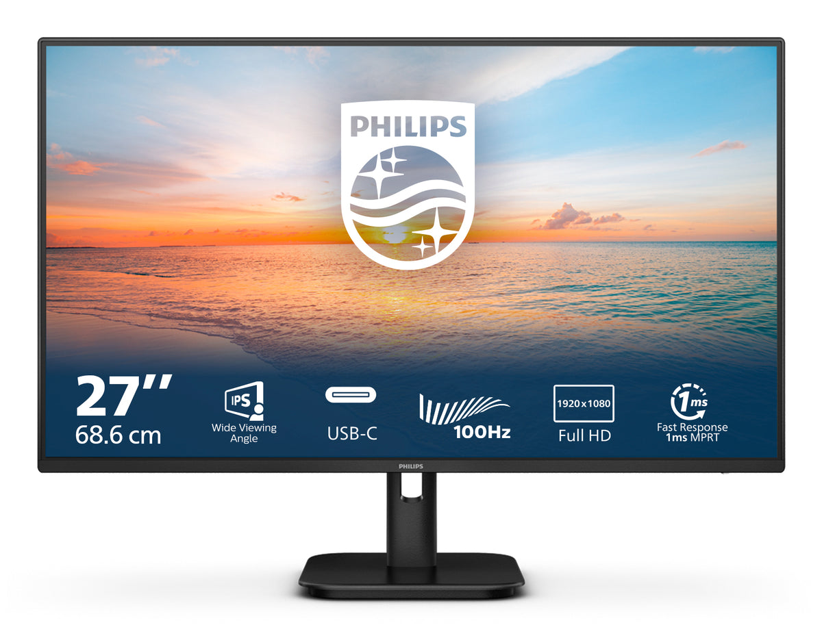 Philips 27E1N1300A/00 – 27", 1920 × 1080 (Full HD), IPS, 100 Hz, USB-C 65 W