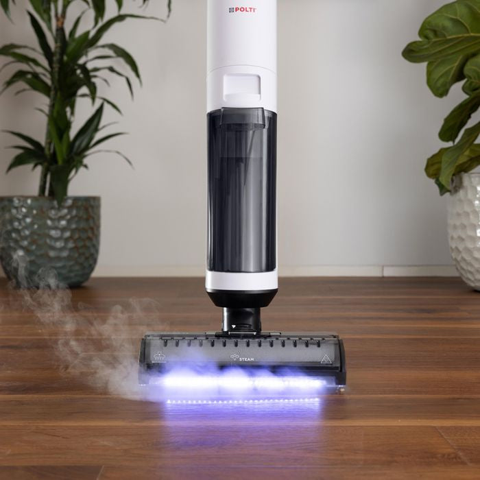 Polti Multiflächenreiniger ROLLYSTEAM WD30C – 450 W, Schmutzwassertank 0,8 l, Akkubetrieb, 21,6 V