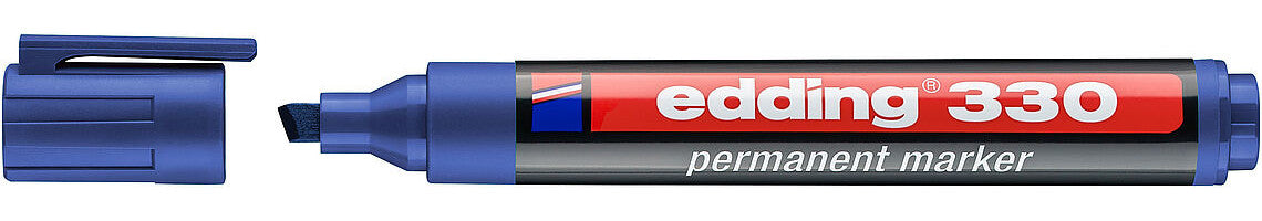 Edding Permanent Marker – blau, 1er