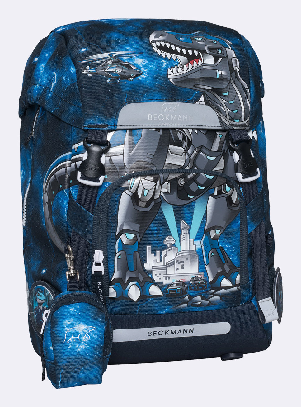 Beckmann Schulrucksack – Classic 1st – 6-teilig – Tech Rex