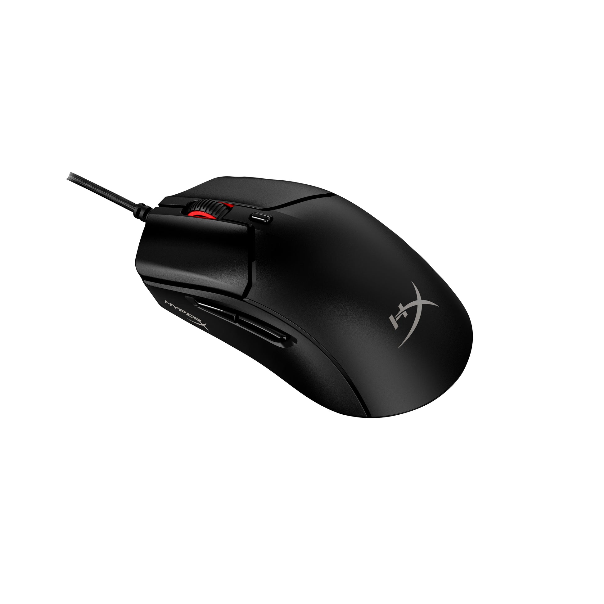 HyperX Pulsefire Haste 2 Gaming-Maus – Verkabelt, 6 Tasten, Rechtshänder, Beleuchtung, Schwarz