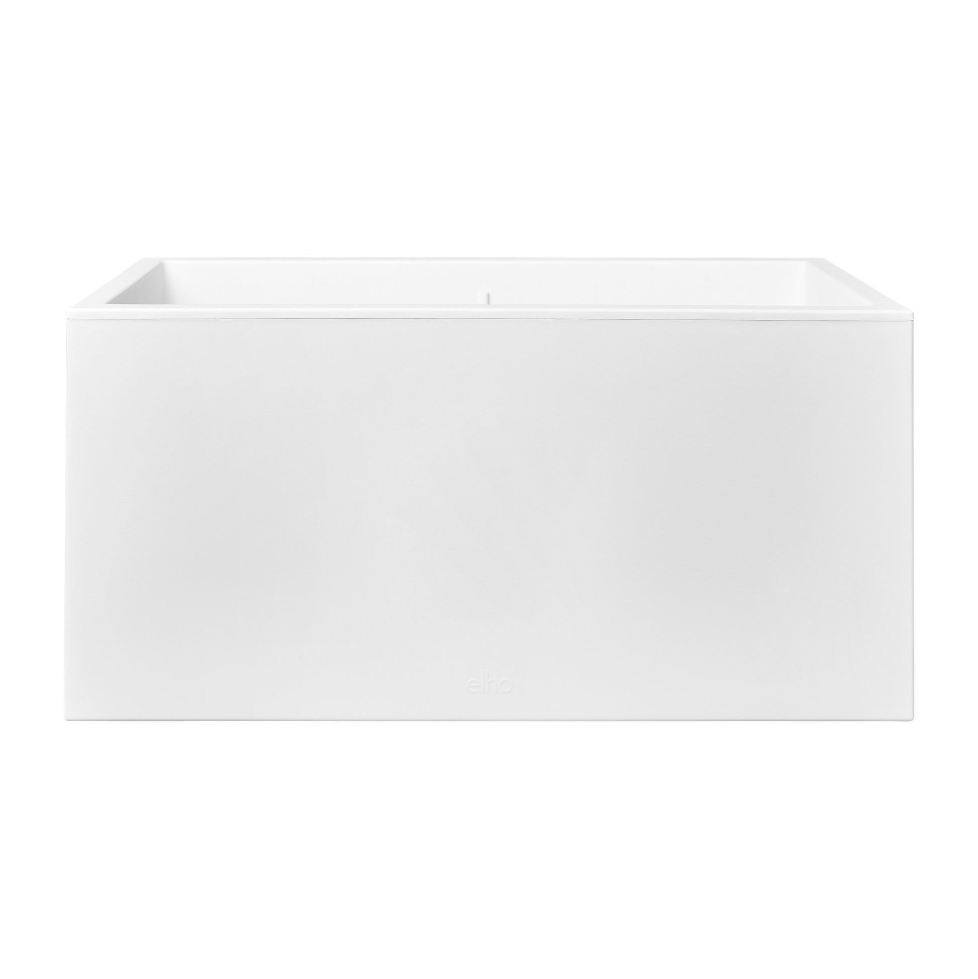 elho Vivo Next Lang 60 Blumenkasten – 27 l – Recycling-Kunststoff, Weiss