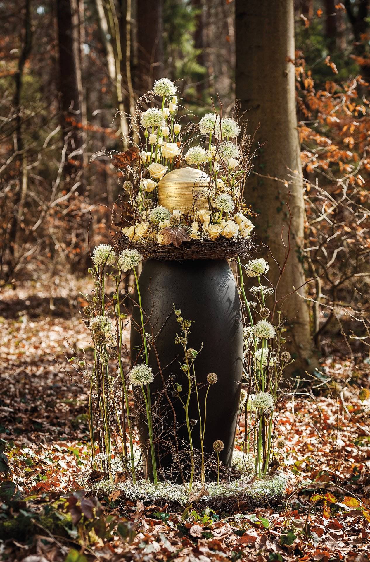 Opiflor Floraler Schaum, Grün, Ø 36 cm × 4,5 cm, 1 Stk., für Nassblumen