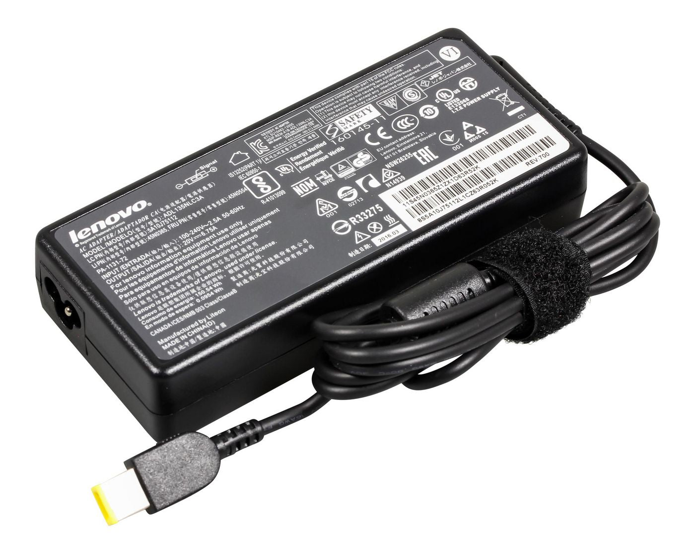 Lenovo Netzteil – 20 V, 6,8 A – für Lenovo IdeaPad Y700 – Schwarz
