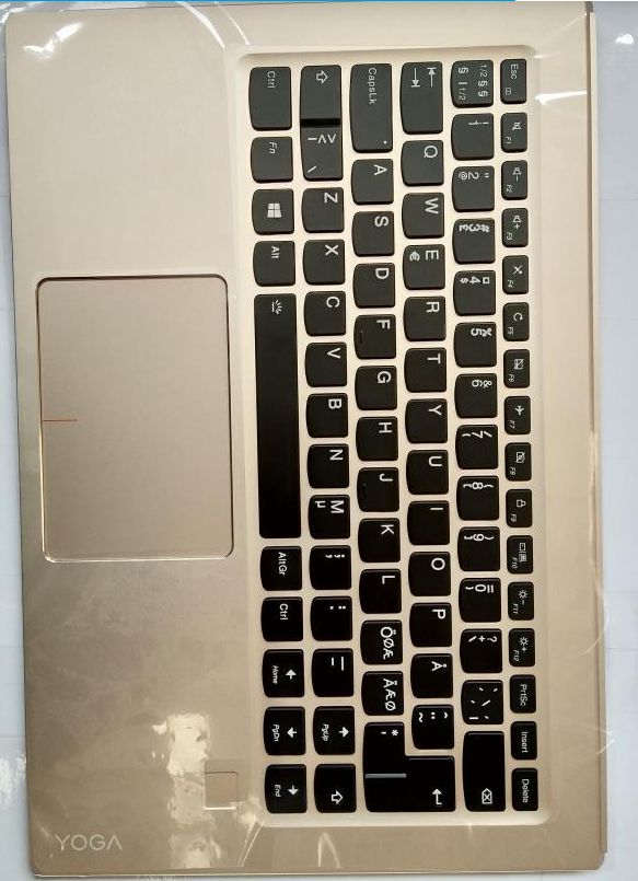 Lenovo Upper Case L Tastatur-Case für Notebooks – Gold