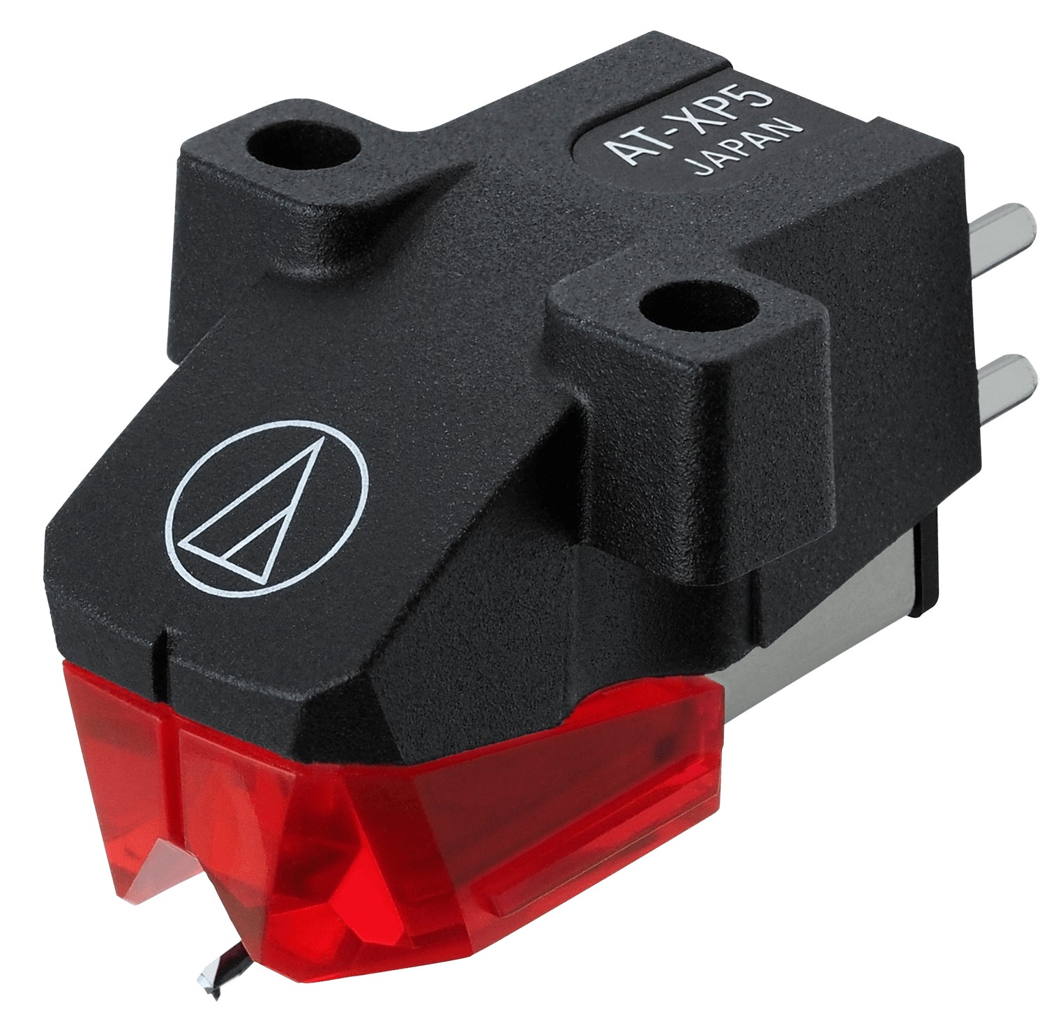Audio-Technica XP5/H – Tonabnehmer – elliptisch – 5,5 mV – Auflagekraft 3 g – rot/schwarz – inkl. Headshell