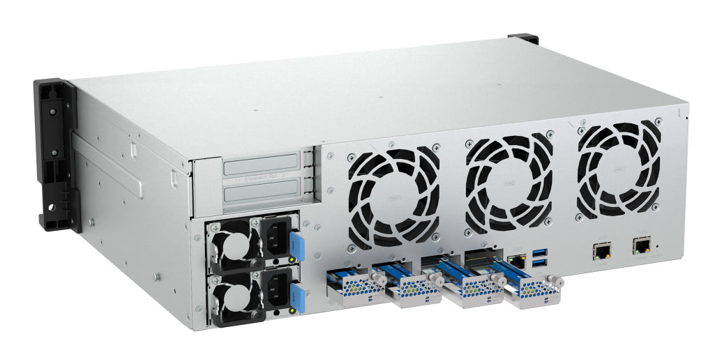 QNAP TS-h1655XeU-RP-8G-12H04 Speichergerät – 12×20 TB, Intel Atom C5125, 3U