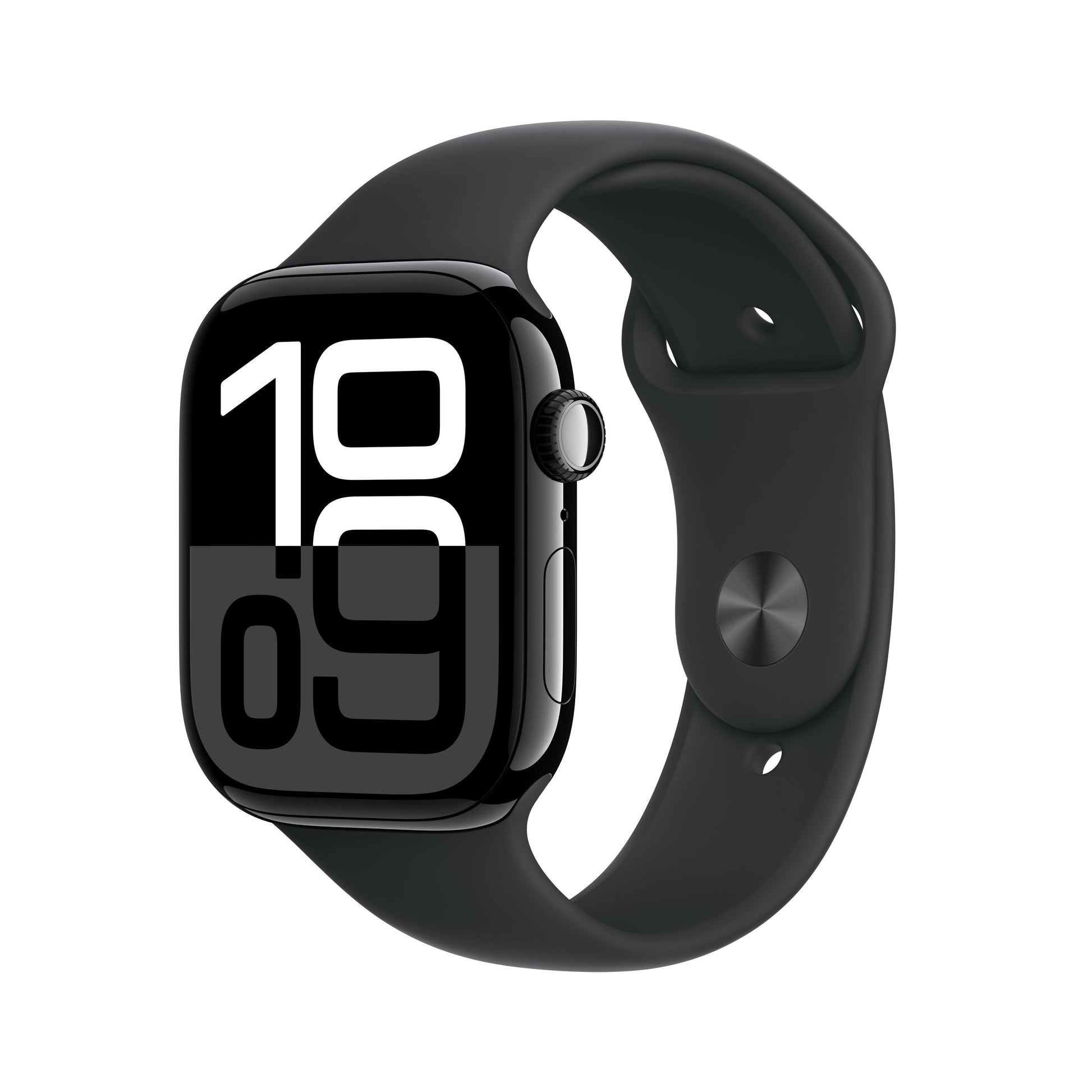 Apple Watch S10 – Smartwatch – 46 mm, LTE, OLED, 50 m, Jet Black, Bandgrösse M/L, Sportarmband