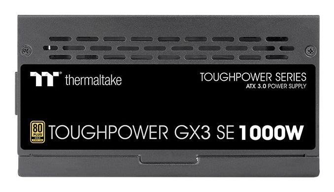 Thermaltake Toughpower GX3 SE ATX-Netzteil 1000 W 80 PLUS Gold – Nicht-modular, ATX 3.1, 12VHPWR