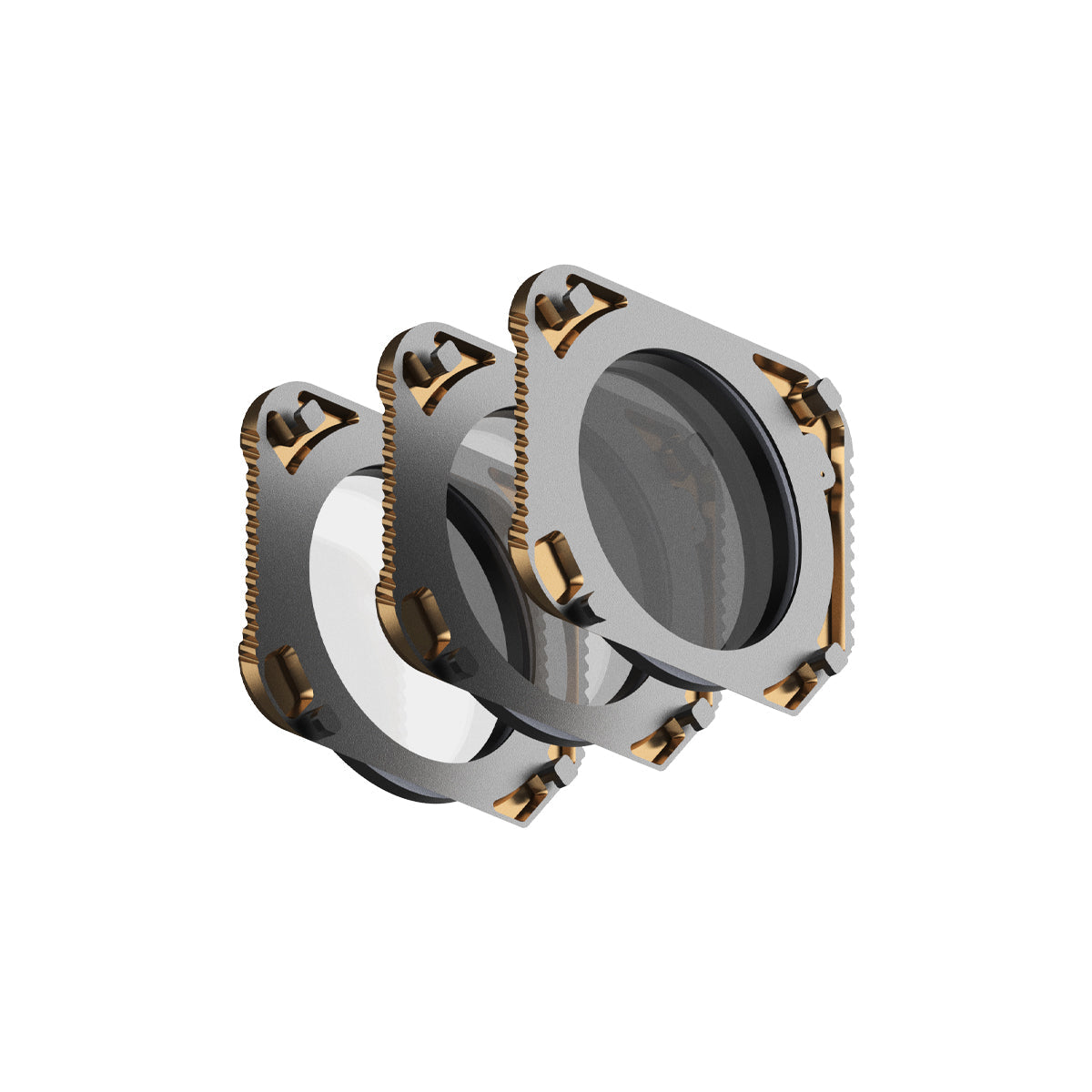 PolarPro M3C-VIVID Kamerafilter – ND8/PL, ND16/PL, ND32/PL – für DJI Mavic 3 Classic – Gold – 3er-Pack