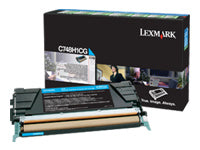 Lexmark Toner – cyan, 10000 Seiten