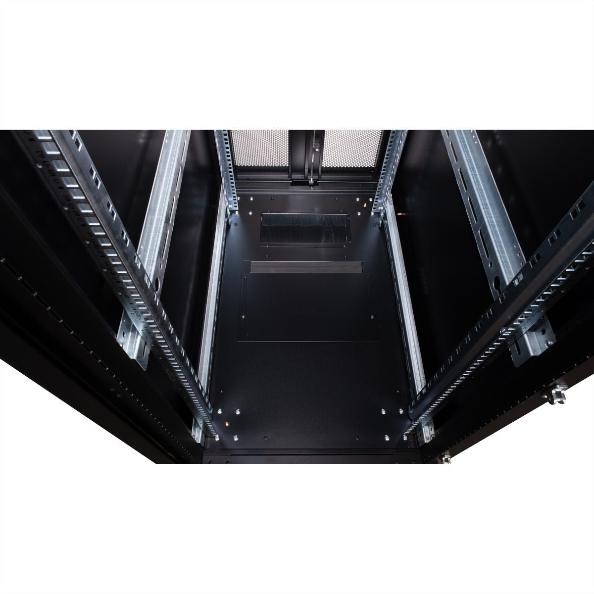 ROLINE Pro – 19" Netzwerkschrank 47U, IP20, abschliessbar, 800 × 1000 × 2194 mm, schwarz, Stahl
