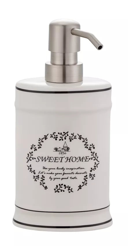 Diaqua Sweet Home Seifenspender – Keramik/Kunststoff, Weiss, 270 ml